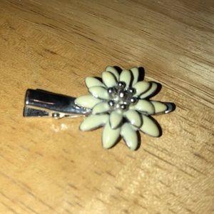 Pastel flower hair clip